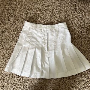 Pleated tennis skirt